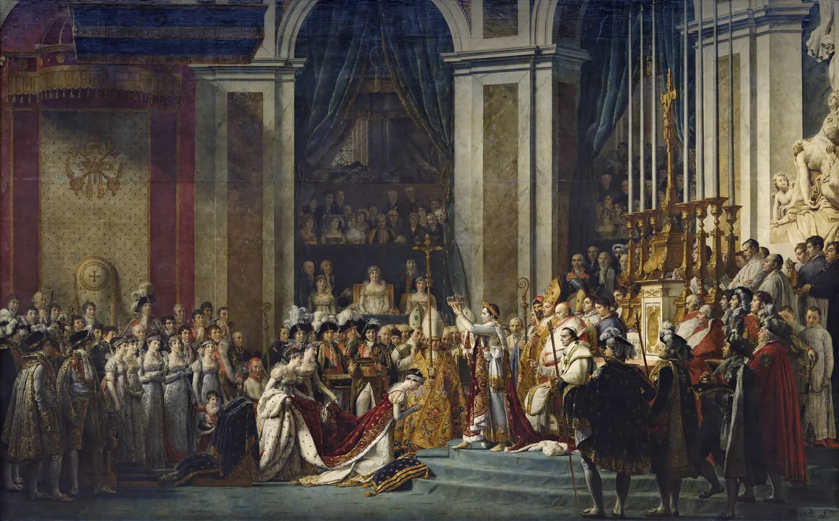 La coronación de Napoleón, de Jacques-Louis David