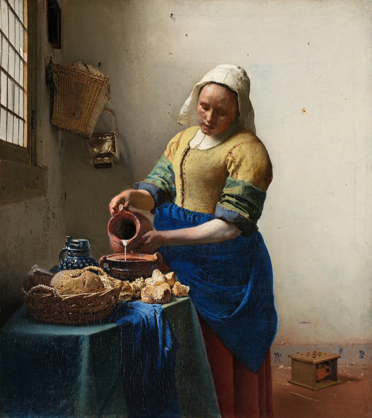 La lechera, de Johannes Vermeer