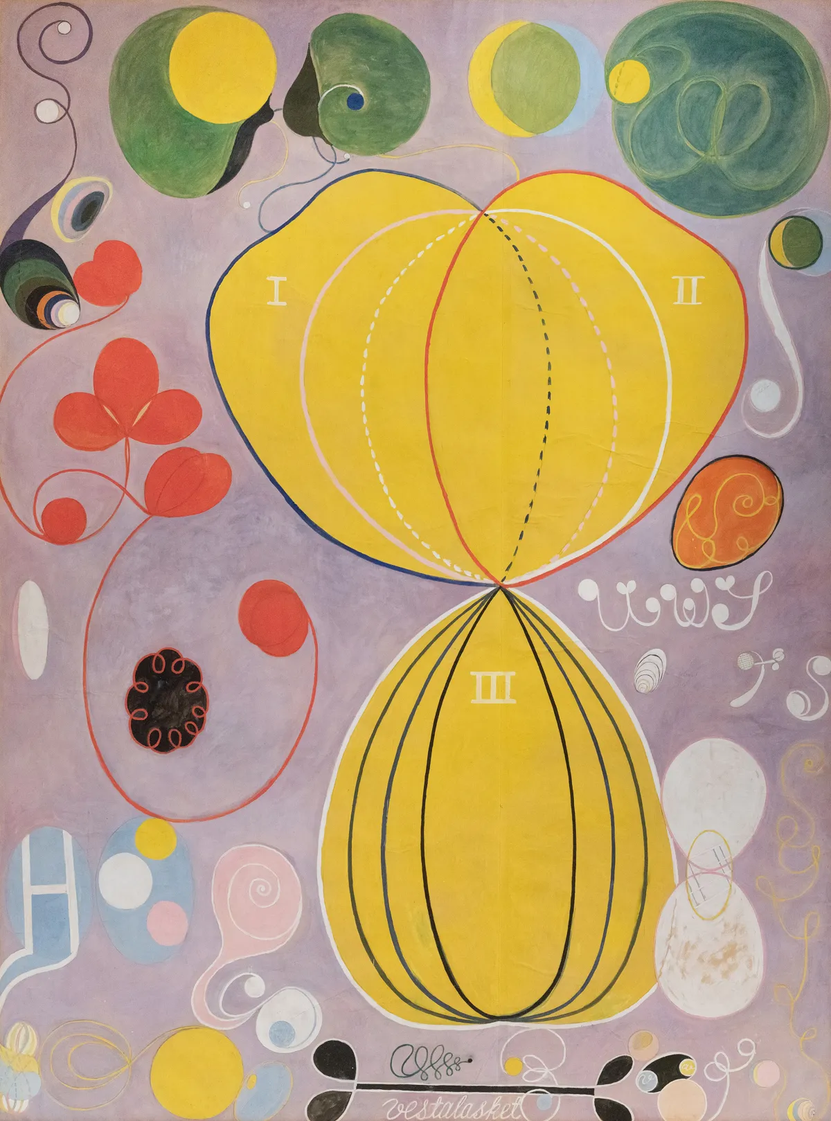 Los diez mayores, n.º 7, Edad adulta, de Hilma af Klint
