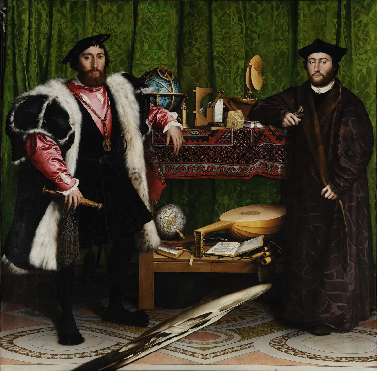 Los embajadores, de Hans Holbein el Joven